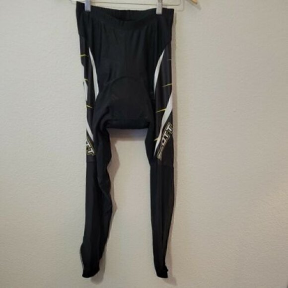 SCOTT Cycling Womens Padded Tights Zipper Ankle Made In Italy Size Large‍‍‍﻿﻿﻿﻿﻿ - Picture 4 of 12
